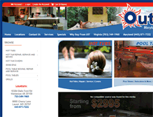 Tablet Screenshot of hottubsandpooltablesoutlet.com